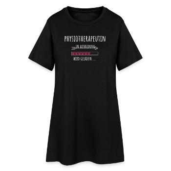 Physiotherapeutin in Ausbildung Geschenk - Frauen T-Shirt-Kleid - Schwarz - Vorne