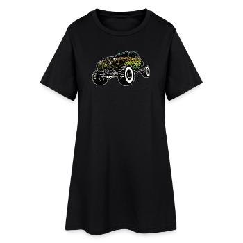 Dégradé de crâne de Monster Truck - Robe T-shirt Femme - noir - Devant