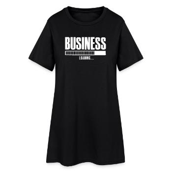 Business Loading Online Business Affiliate - Women’s T-Shirt Dress - black - Front