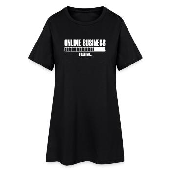 Online Business Loading Online Business Affiliate - Women’s T-Shirt Dress - black - Front