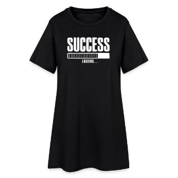 Succès Chargement Entreprise en ligne Affilié - Robe T-shirt Femme - noir - Devant