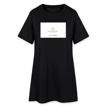 Motif de couronne élégant pour femme - Robe T-shirt Femme - noir - Devant
