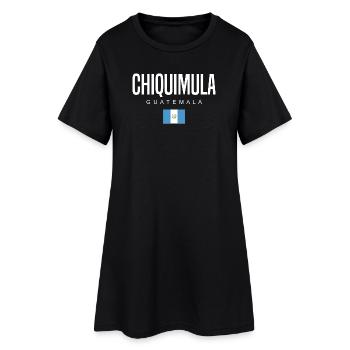 Chiquimula Guatemala Guatemalteken - Frauen T-Shirt-Kleid - Schwarz - Vorne