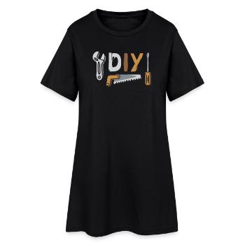 DIY Tool Design for Home Improvement - Women’s T-Shirt Dress - black - Front