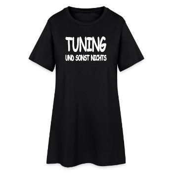 tuning - Women’s T-Shirt Dress - black - Front