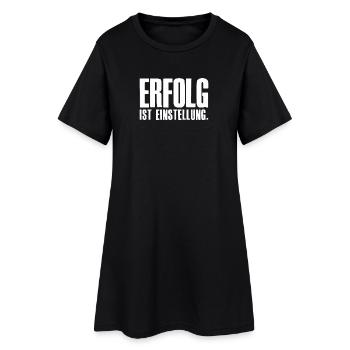Le succès est une attitude fondateur entrepreneur - Robe T-shirt Femme - noir - Devant