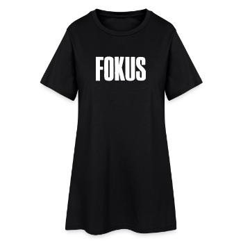 Fokus Spruch für Gründer Unternehmer Startup - Frauen T-Shirt-Kleid - Schwarz - Vorne