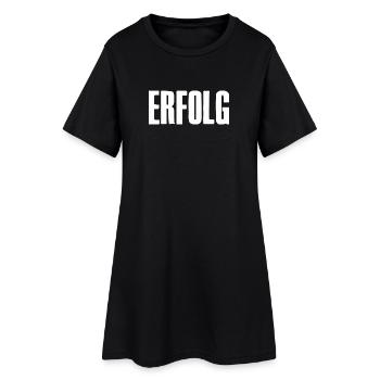 Erfolg Spruch für Gründer Unternehmer Startup - Frauen T-Shirt-Kleid - Schwarz - Vorne