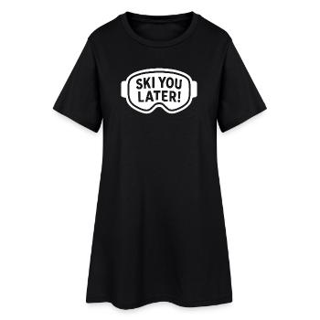 Lunettes de ski – À plus tard ! – Proverbes - Robe T-shirt Femme - noir - Devant