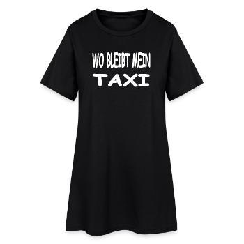 Taxi - Robe T-shirt Femme - noir - Devant