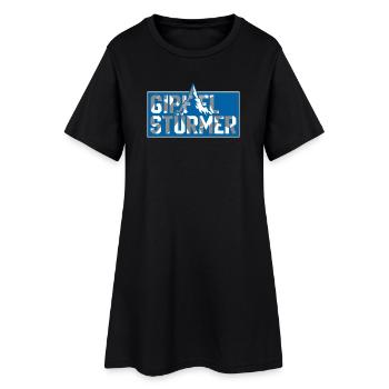 Gipfel Sturmer Bergtop Logo - Frauen T-Shirt-Kleid - Schwarz - Vorne