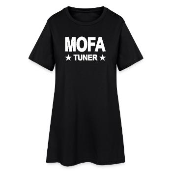 Mobylette - Robe T-shirt Femme - noir - Devant