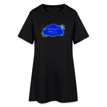 LaisseNeige () ; - Robe T-shirt Femme - noir - Devant