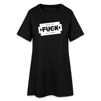 Cool As F Shaving Blade - Women’s T-Shirt Dress - black - Front