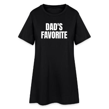 Préféré de papa Je suis le préféré de papa - Robe T-shirt Femme - noir - Devant