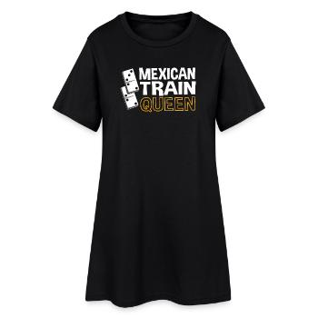 Mexican Train Domino - Robe T-shirt Femme - noir - Devant