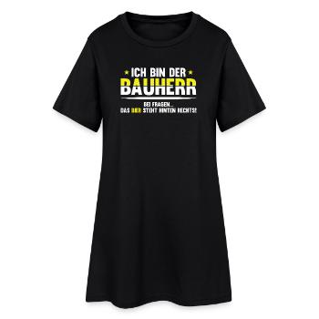 Blague bavaroise sur la bière - Robe T-shirt Femme - noir - Devant