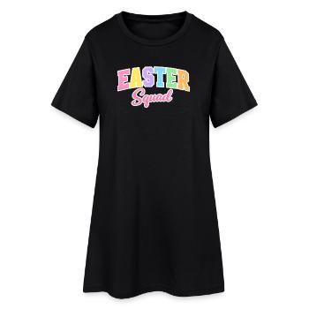 Escouade de Pâques Ostern - Robe T-shirt Femme - noir - Devant