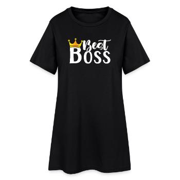 The Best Best Ever Manager CEO Women Girl - Women’s T-Shirt Dress - black - Front