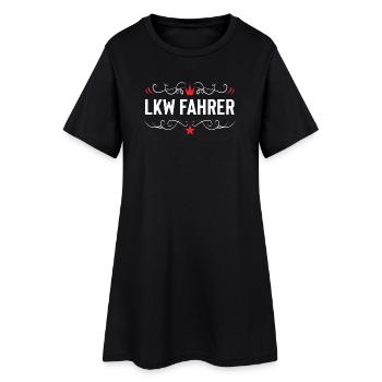 Profession de chauffeur routier - Robe T-shirt Femme - noir - Devant