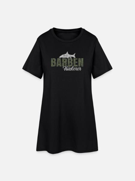 Barben Flüsterer - Frauen T-Shirt-Kleid - Schwarz