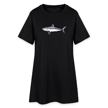 Requin-taupe - taupe commun Réquin shark- taupe - Robe T-shirt Femme - noir - Devant
