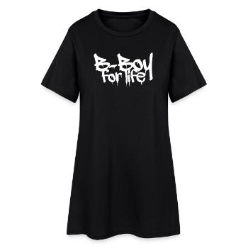 bboy lifestyle graffiti breakdance crew Symbol - Frauen T-Shirt-Kleid - Schwarz - Vorne