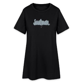 Soulmusic, c’est l’amour - Robe T-shirt Femme - noir - Devant