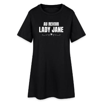 actrice, chanteuse, Birkin, Jane Birkin - Robe T-shirt Femme - noir - Devant
