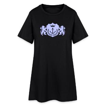 Armoiries de l’ancre du roi Armoiries Héraldique nautique - Robe T-shirt Femme - noir - Devant