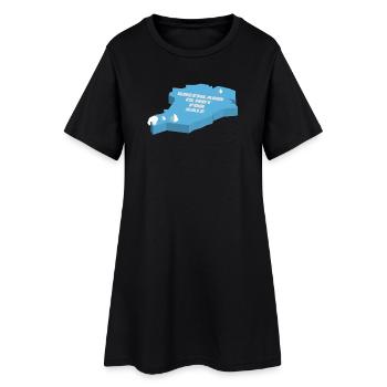 Greenland is not for sale (3D edition) - Women’s T-Shirt Dress - black - Front