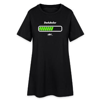 Couvreur à poutre de chargement Stagiaire couvreur - Robe T-shirt Femme - noir - Devant