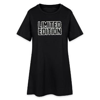 Limited Edition: Geometric Contour - Women’s T-Shirt Dress - black - Front