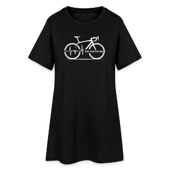 Ride Your Rhythm Bike Heartbeat - Women’s T-Shirt Dress - black - Front