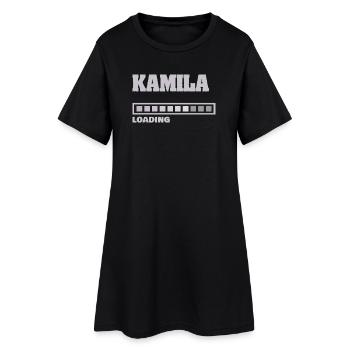 Kamila - Women’s T-Shirt Dress - black - Front
