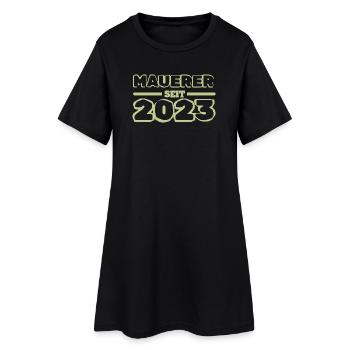 2023 - Robe T-shirt Femme - noir - Devant