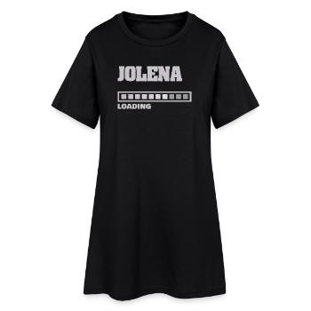 Cadeau pour Jolena - Robe T-shirt Femme - noir - Devant