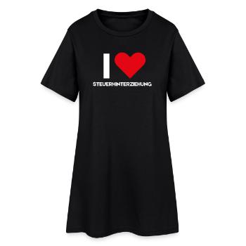 I Love Tax Evasion Sarcasm Funny German Saying - Women’s T-Shirt Dress - black - Front