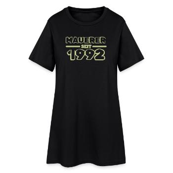 1992 - Robe T-shirt Femme - noir - Devant