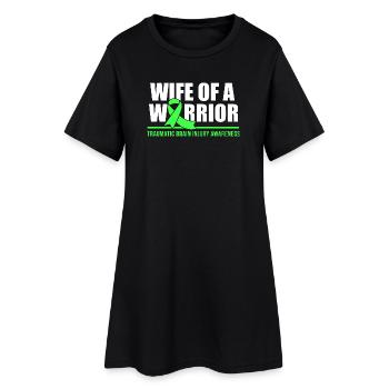 Accident de voiture, traumatisme crânien, traumatisme crânien. - Robe T-shirt Femme - noir - Devant