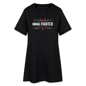 MMA Fighter Mixed Martial Arts - Women’s T-Shirt Dress - black - Front