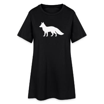 fuchs_silhouette_tier- - Robe T-shirt Femme - noir - Devant