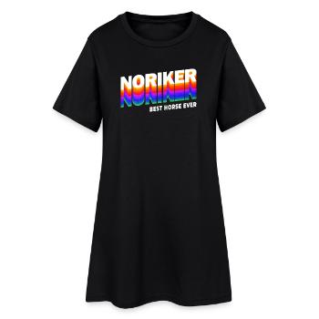 Noriker Horses Design / Gift Idea - Women’s T-Shirt Dress - black - Front