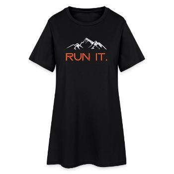 Ultra Running - Cours ! - Robe T-shirt Femme - noir - Devant