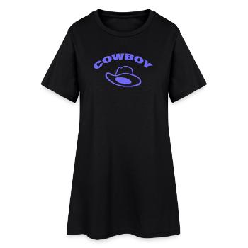 Cowboy - Women’s T-Shirt Dress - black - Front