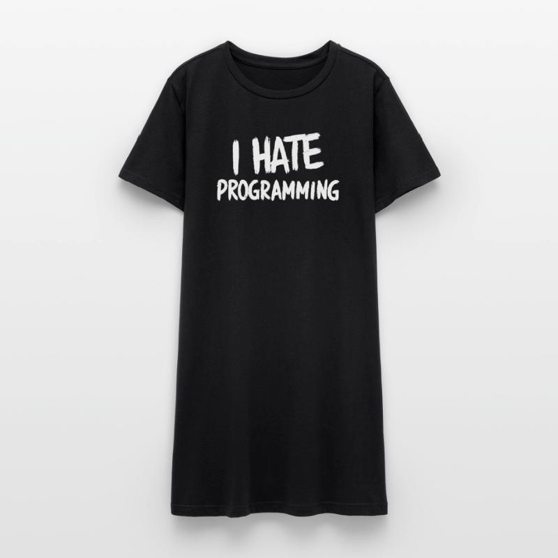 I Hate Programming Fun PC CPU Programmer Women’s T-Shirt Dress