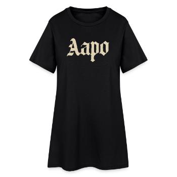 Nom gothique d’Aapo - Robe T-shirt Femme - noir - Devant