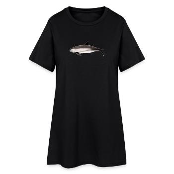 vaquita - Mexikanischer Tümmler - Marsouin - Frauen T-Shirt-Kleid - Schwarz - Vorne