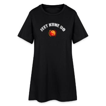Chemise vintage d’arts martiaux Jeet Kune Do - Robe T-shirt Femme - noir - Devant