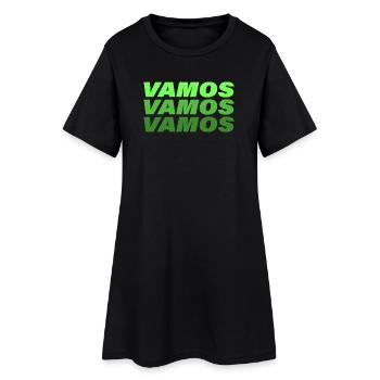 Vamos - Robe T-shirt Femme - noir - Devant